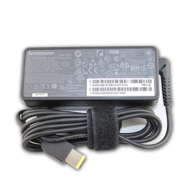 Original Lenovo 65W 20V 3.25A Slim PA-1650-37LC AC Adapter Laptop Charger, Slim Tip